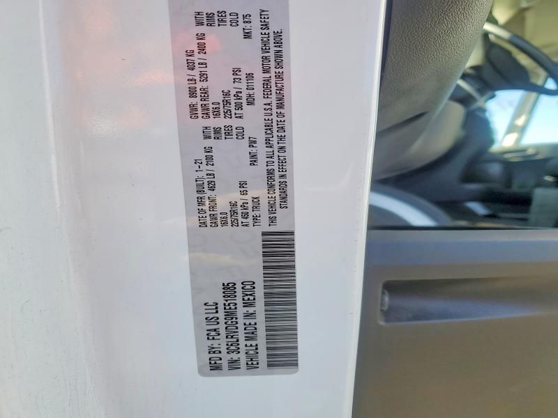 2021 Dodge Ram Promaster 2500 Delivery van