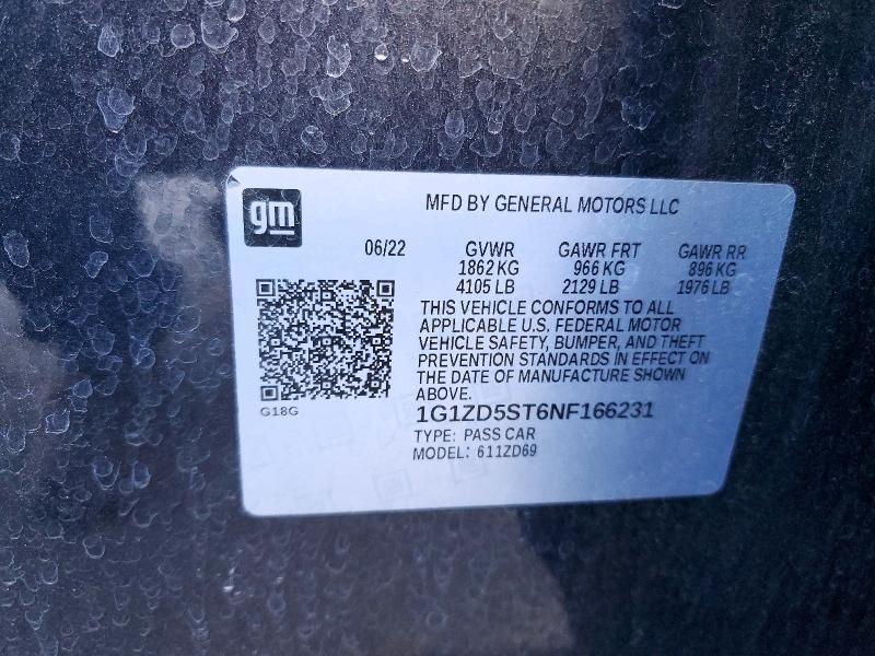 2022 Chevrolet Malibu lt