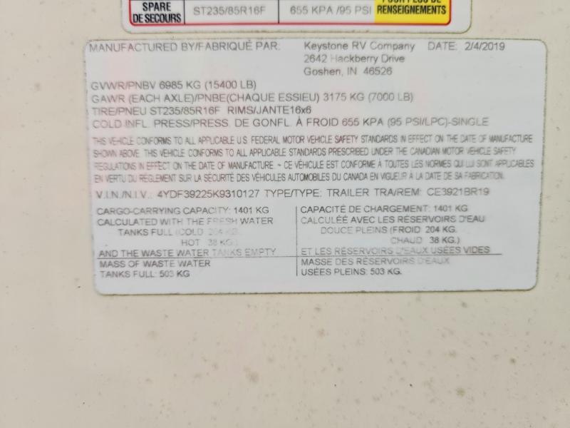 2019 Keystone Cameo Camper