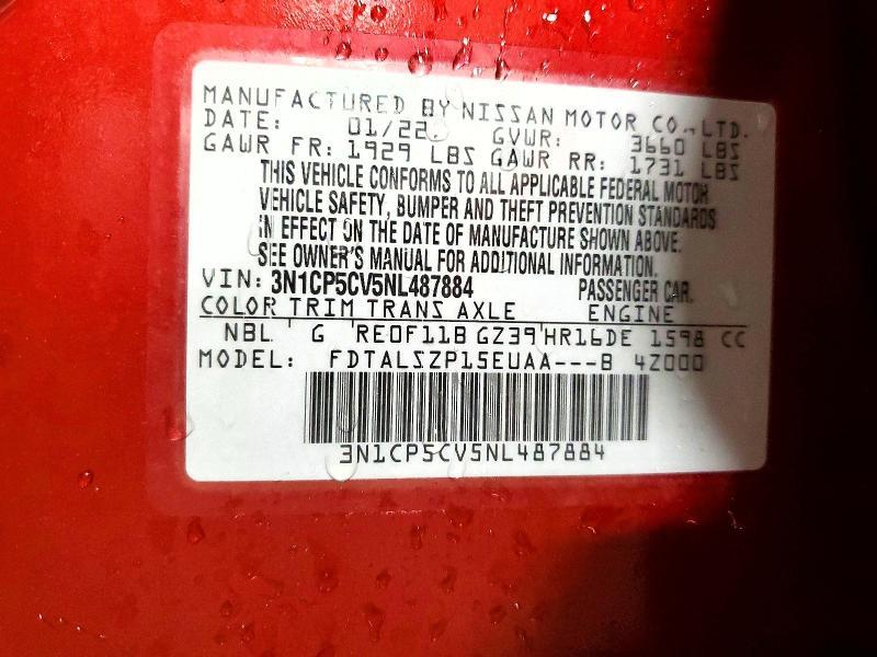 2022 Nissan Kicks sv