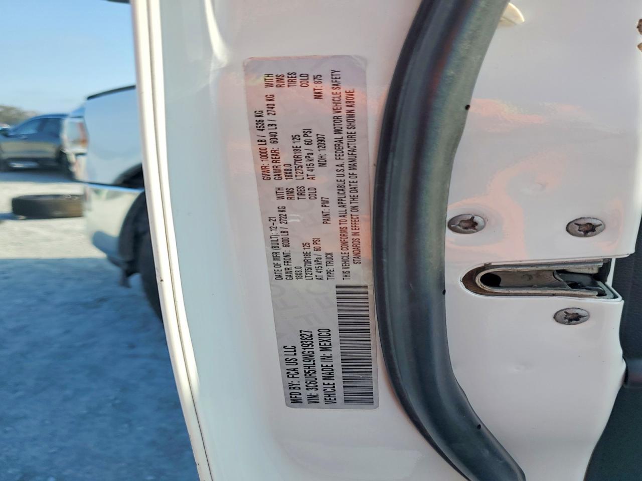 2022 Dodge Ram 2500 Tradesman