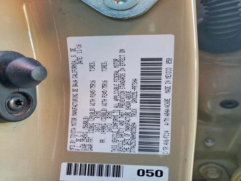 2017 Toyota Tacoma Double cab