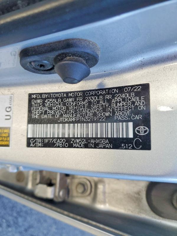 2022 Toyota Prius Prime le