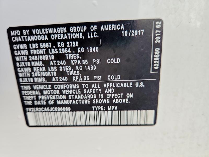 2018 Volkswagen Atlas se