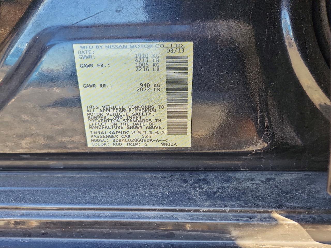 2013 Nissan Altima 2.5