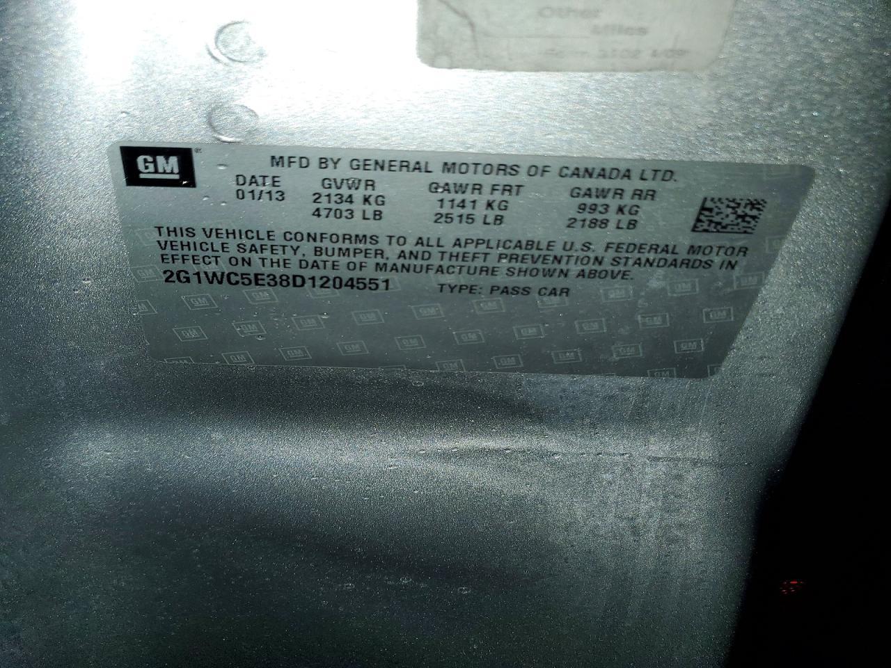 2013 Chevrolet Impala ltz