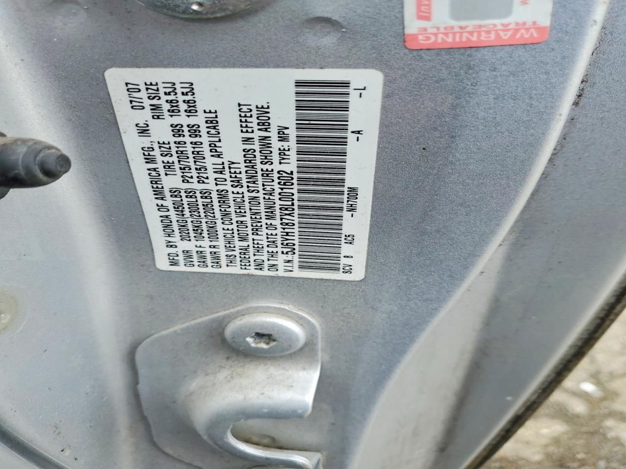 2008 Honda Element ex