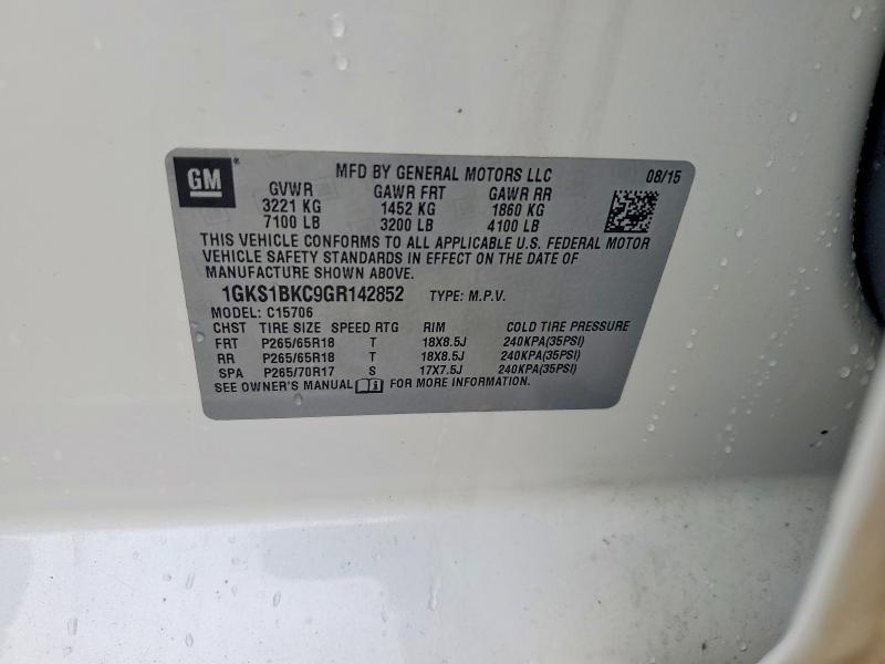 2016 GMC Yukon slt