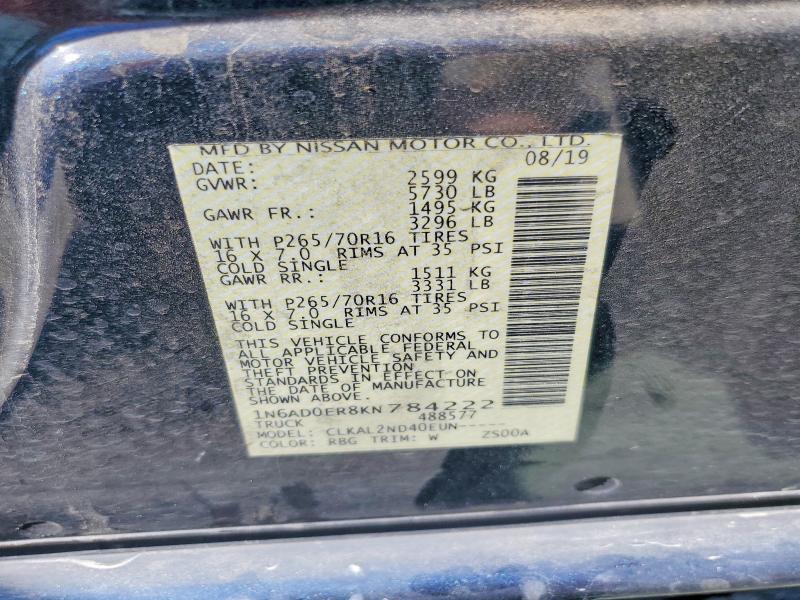 2019 Nissan Frontier s