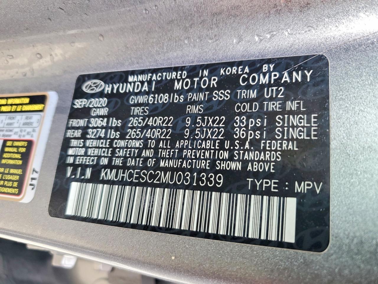 2021 Genesis Gv80 Base