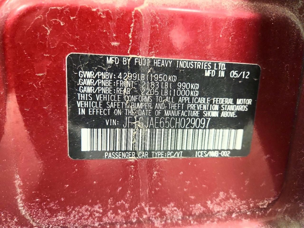 2012 Subaru Impreza Premium