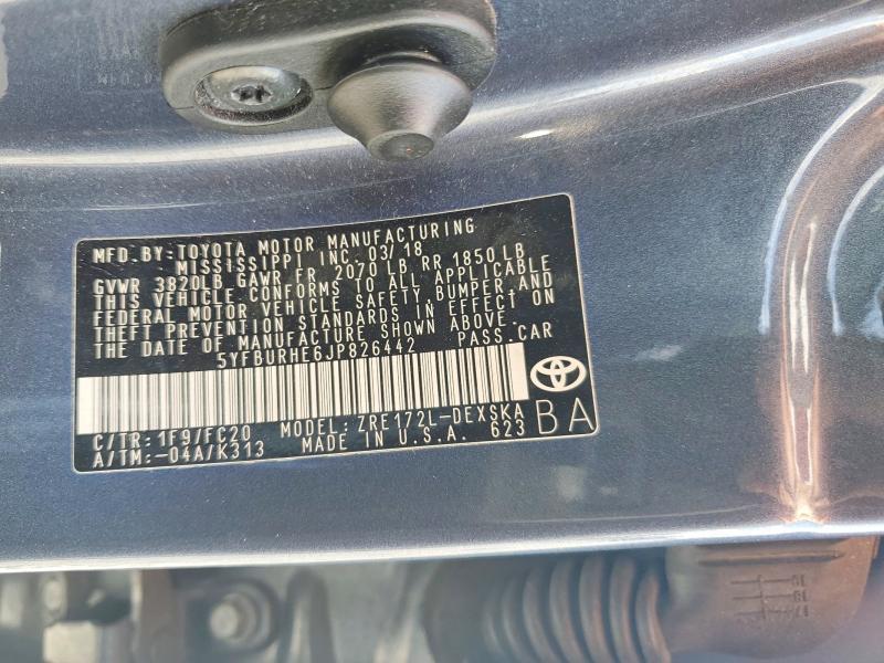 2018 Toyota Corolla se