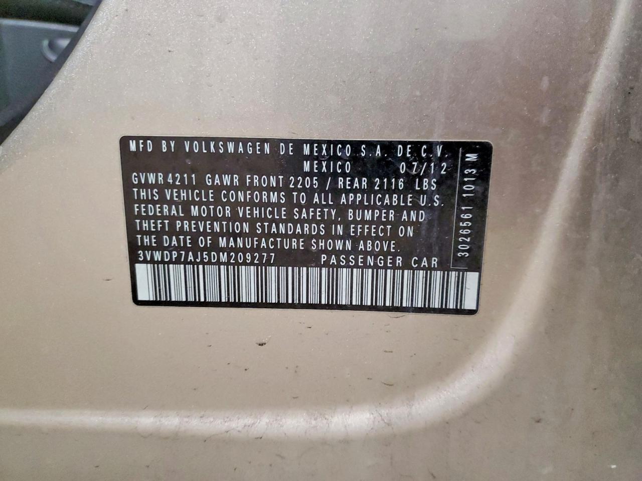 2013 Volkswagen Jetta se