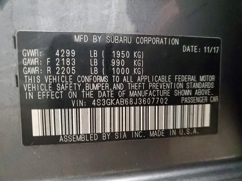 2018 Subaru Impreza