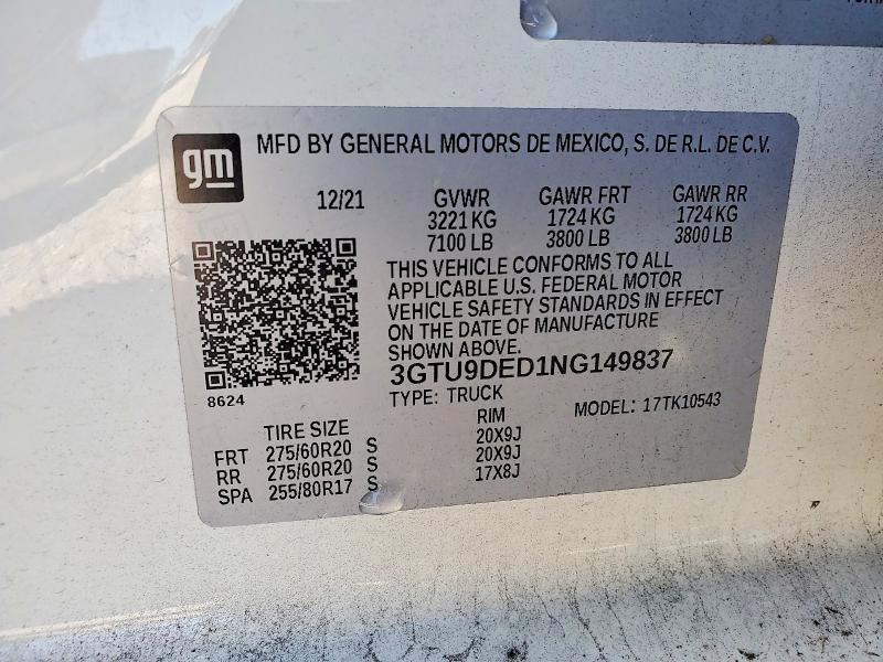 2022 GMC Sierra Limited K1500 slt