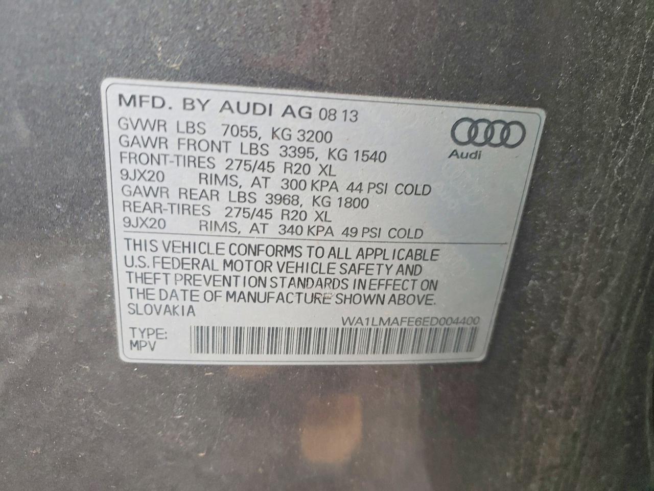 2014 Audi Q7 Premium Plus