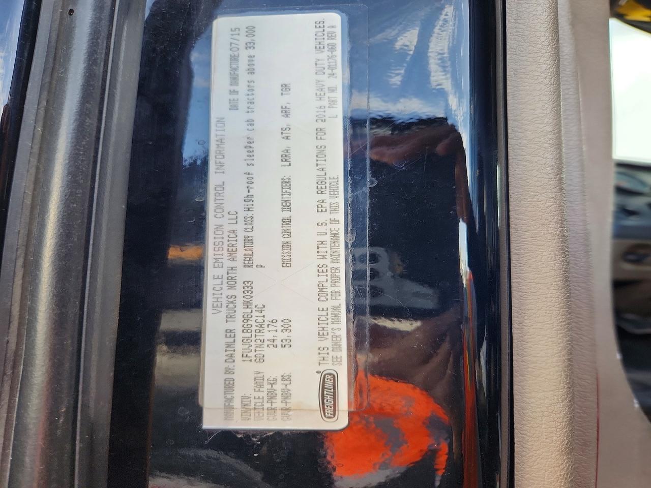 2016 Freigliner Cascadia 125