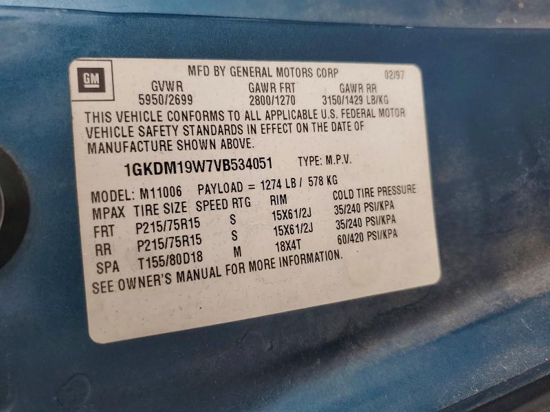 1997 GMC Safari XT
