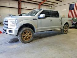 Salvage trucks for sale at Lufkin, TX auction: 2015 Ford F150 Supercrew