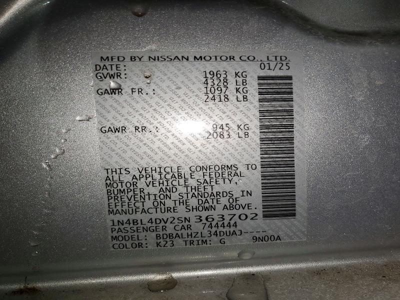 2025 Nissan Altima sv