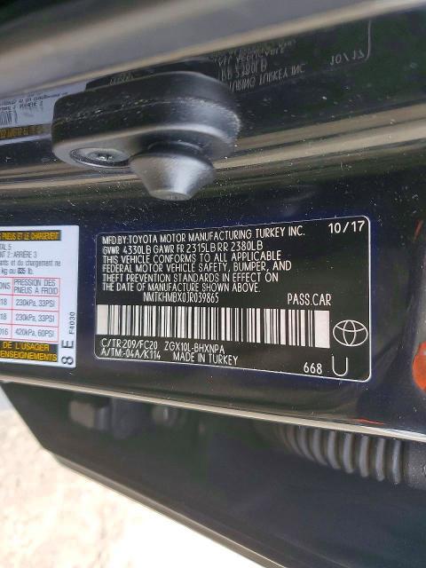 2018 Toyota C-hr xle