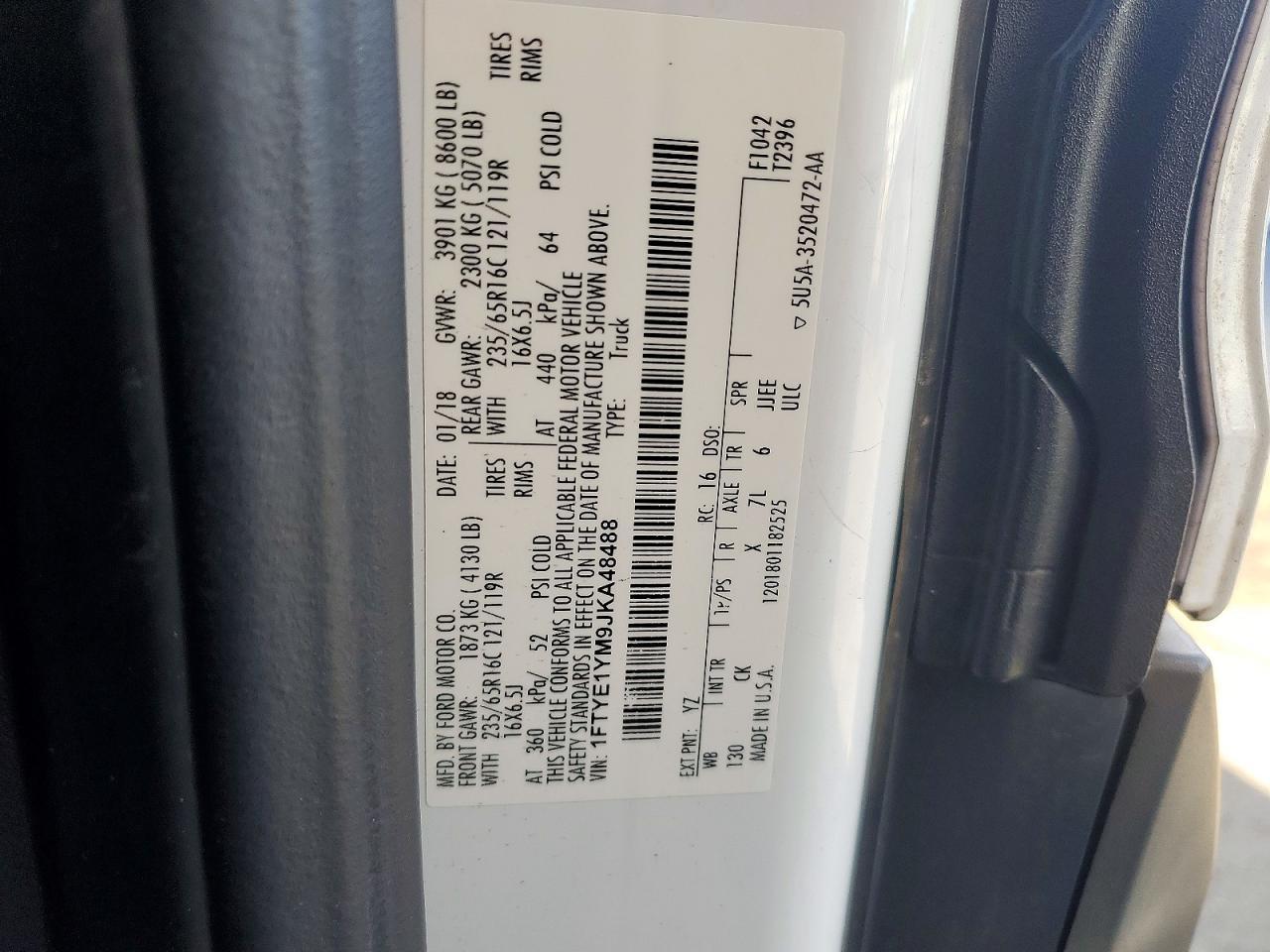 2018 Ford Transit T-150