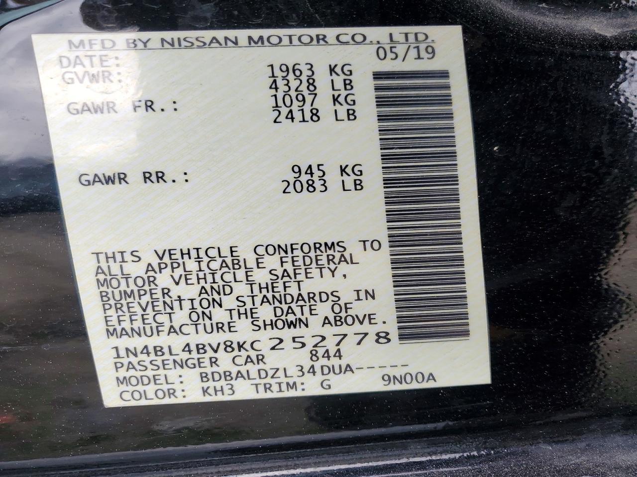 2019 Nissan Altima s