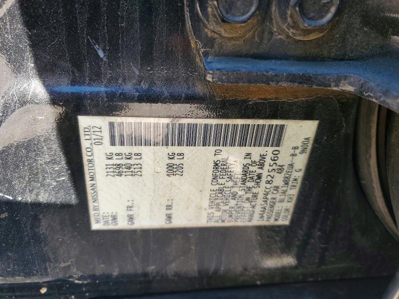 2012 Nissan Maxima 3.5 s