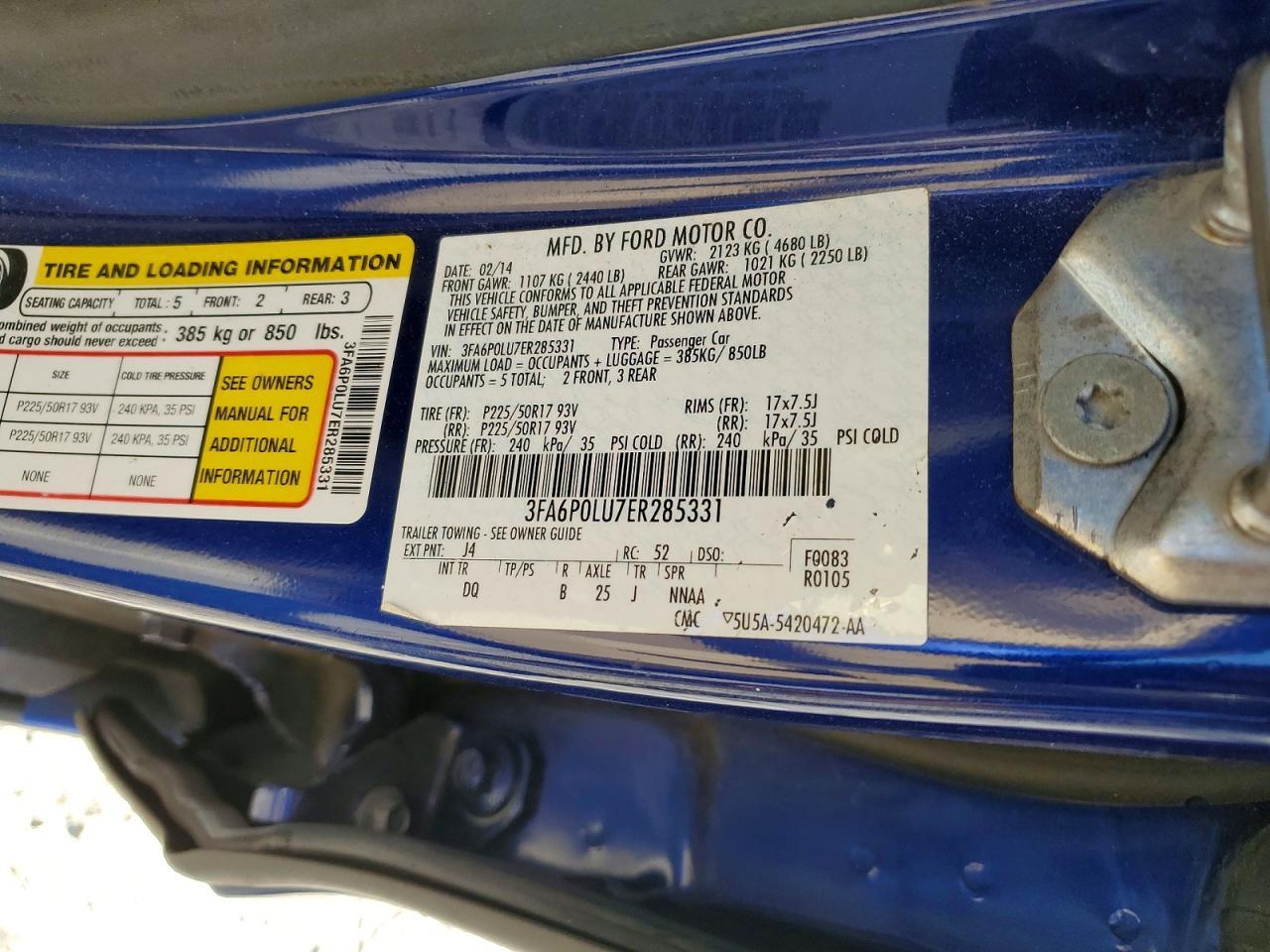 2014 Ford Fusion se Hybrid