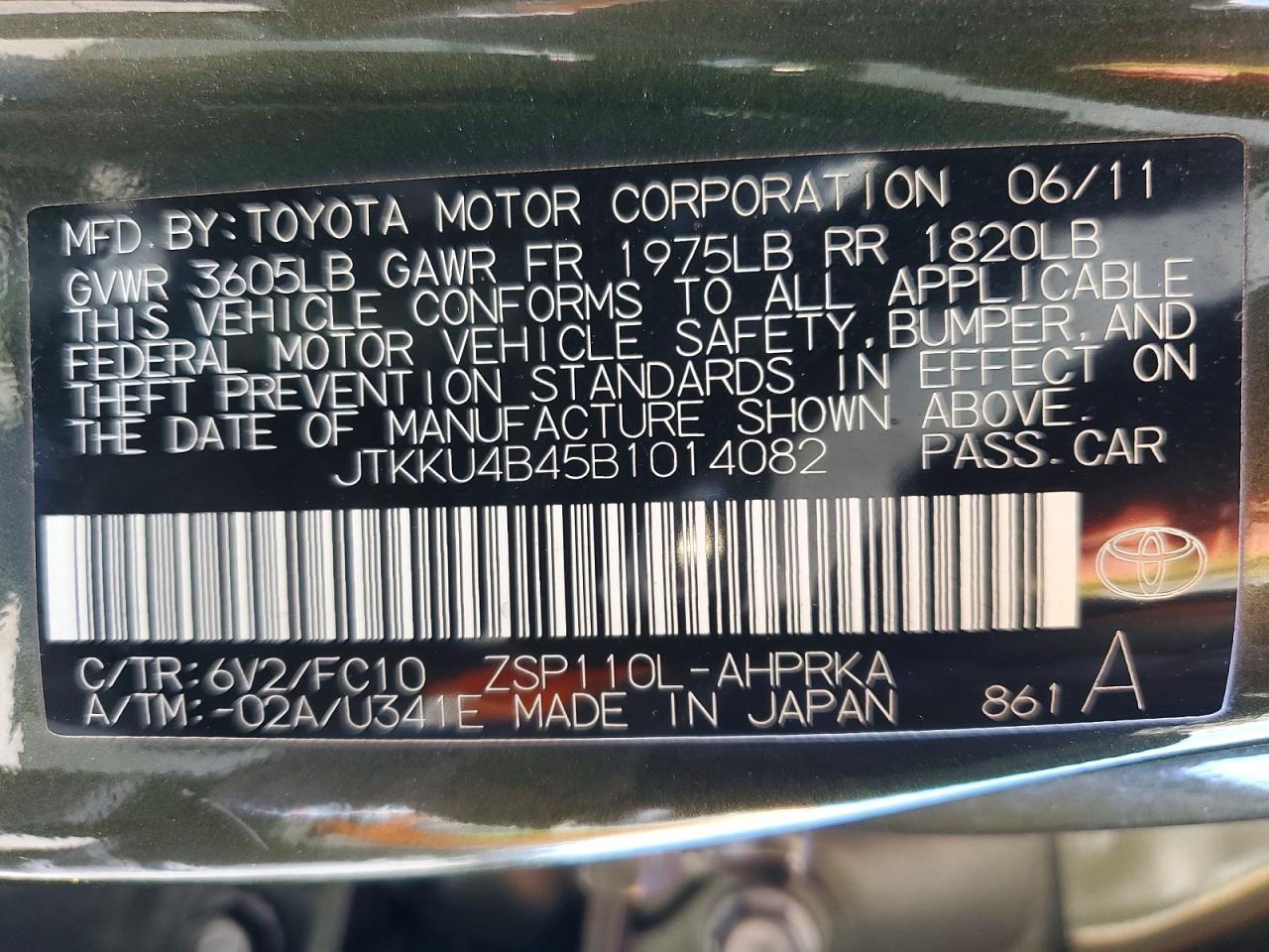 2011 Scion XD