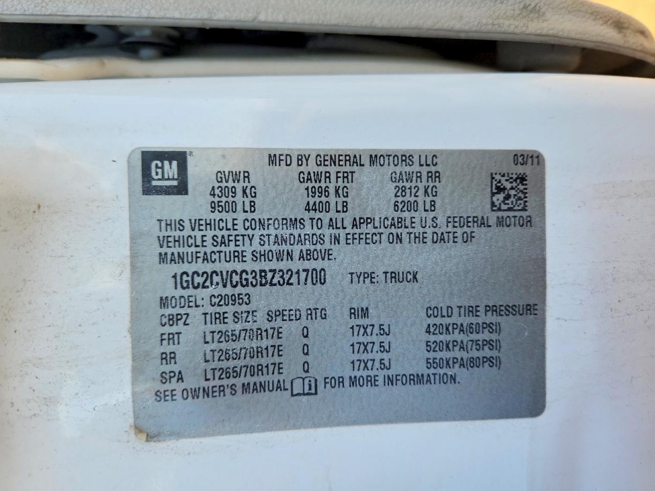 2011 Chevrolet Silverado C2500 Heavy Duty