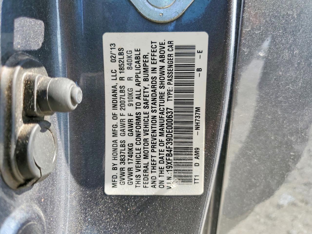 2013 Honda Civic Hybrid l