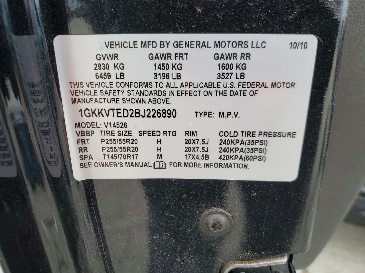 2011 GMC Acadia Denali