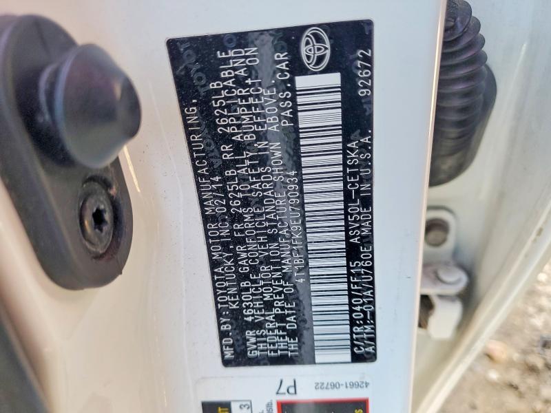 2014 Toyota Camry l