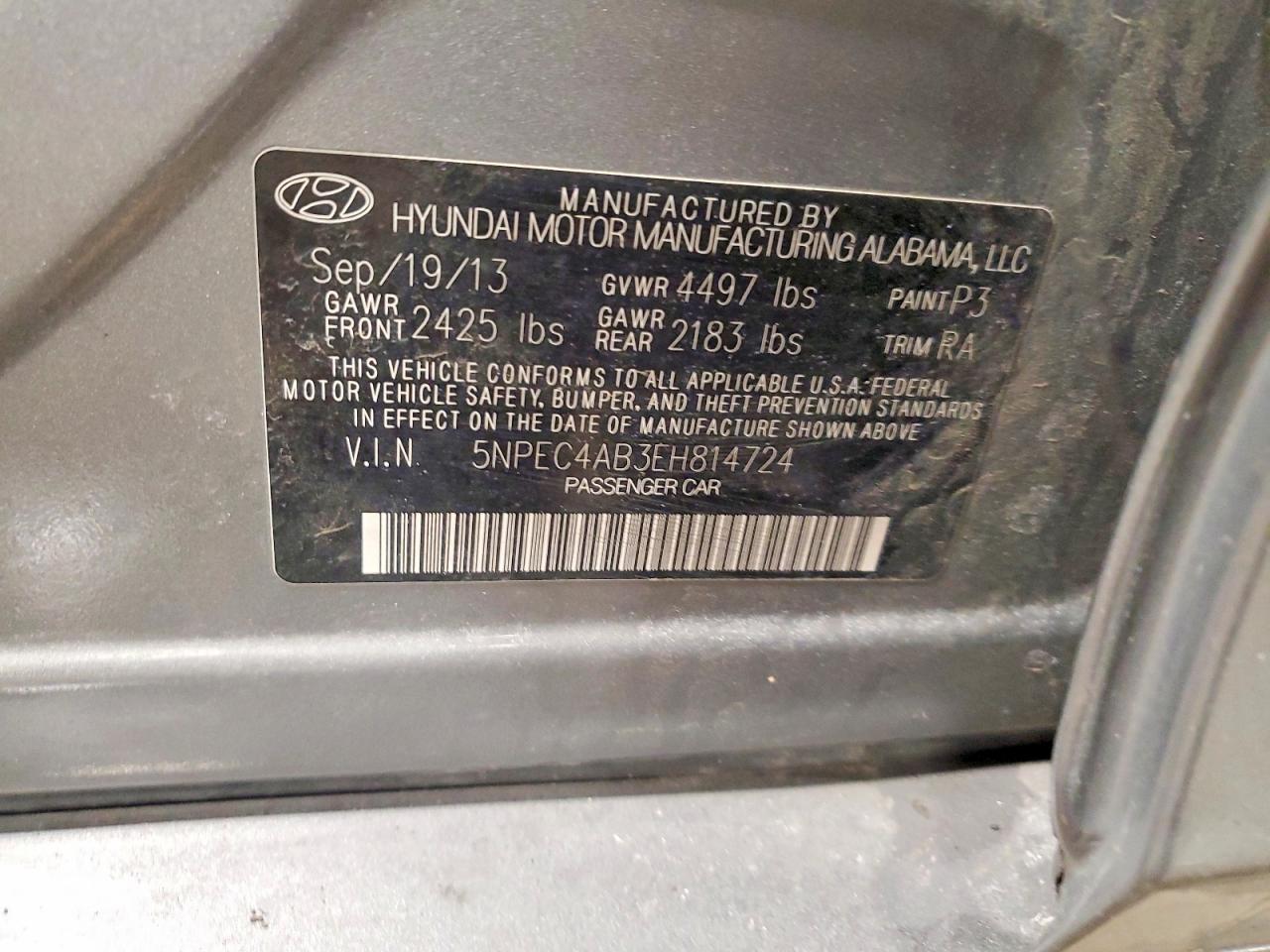 2014 Hyundai Sonata se