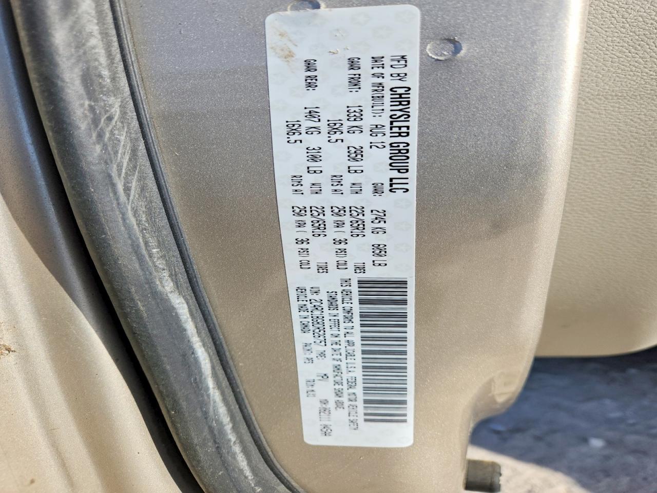 2013 Chrysler Town & Country Touring