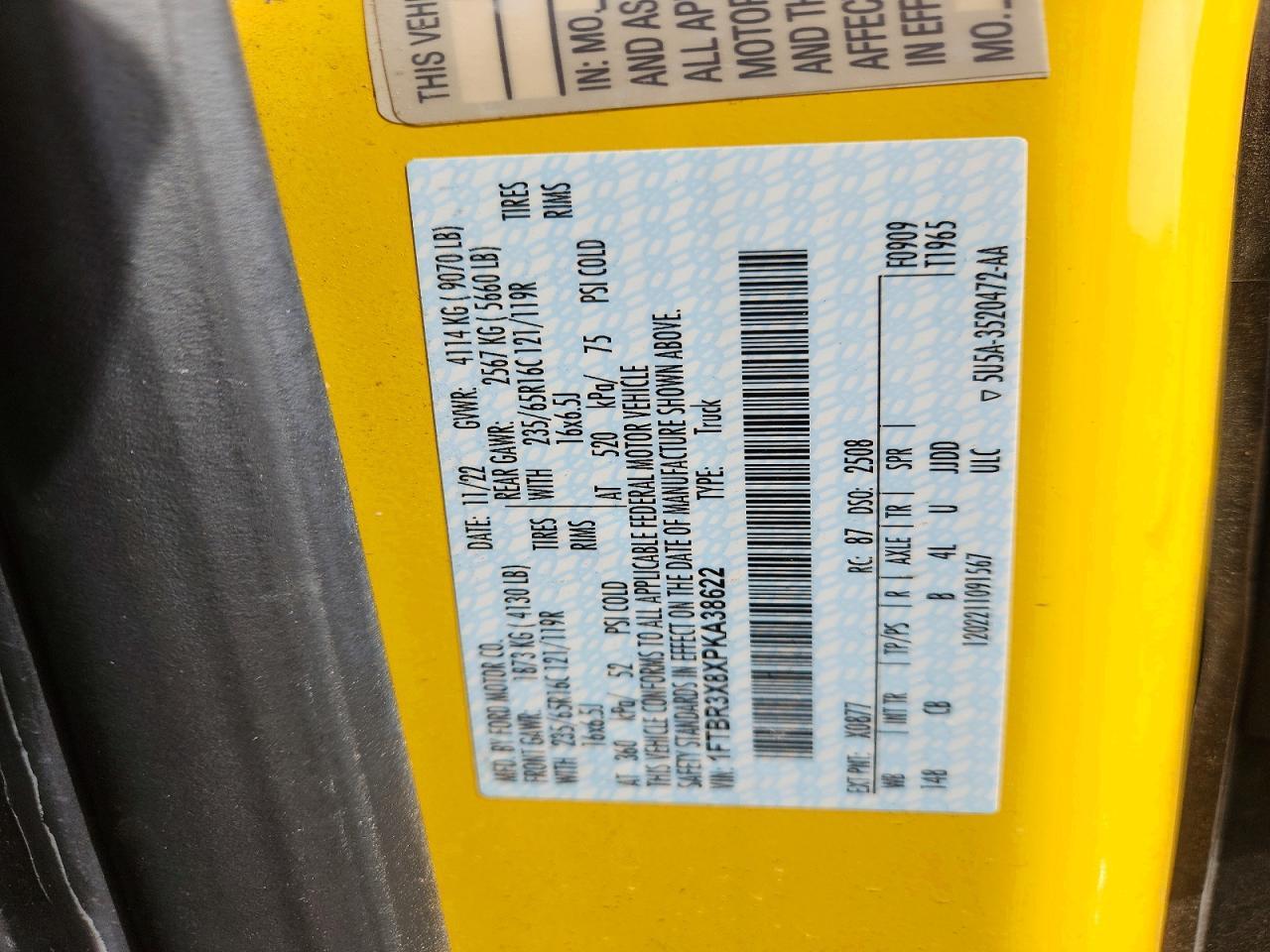 2023 Ford Transit 250 Utility / Service Van