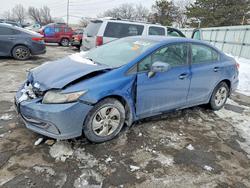 Honda Civic salvage cars for sale: 2014 Honda Civic lx