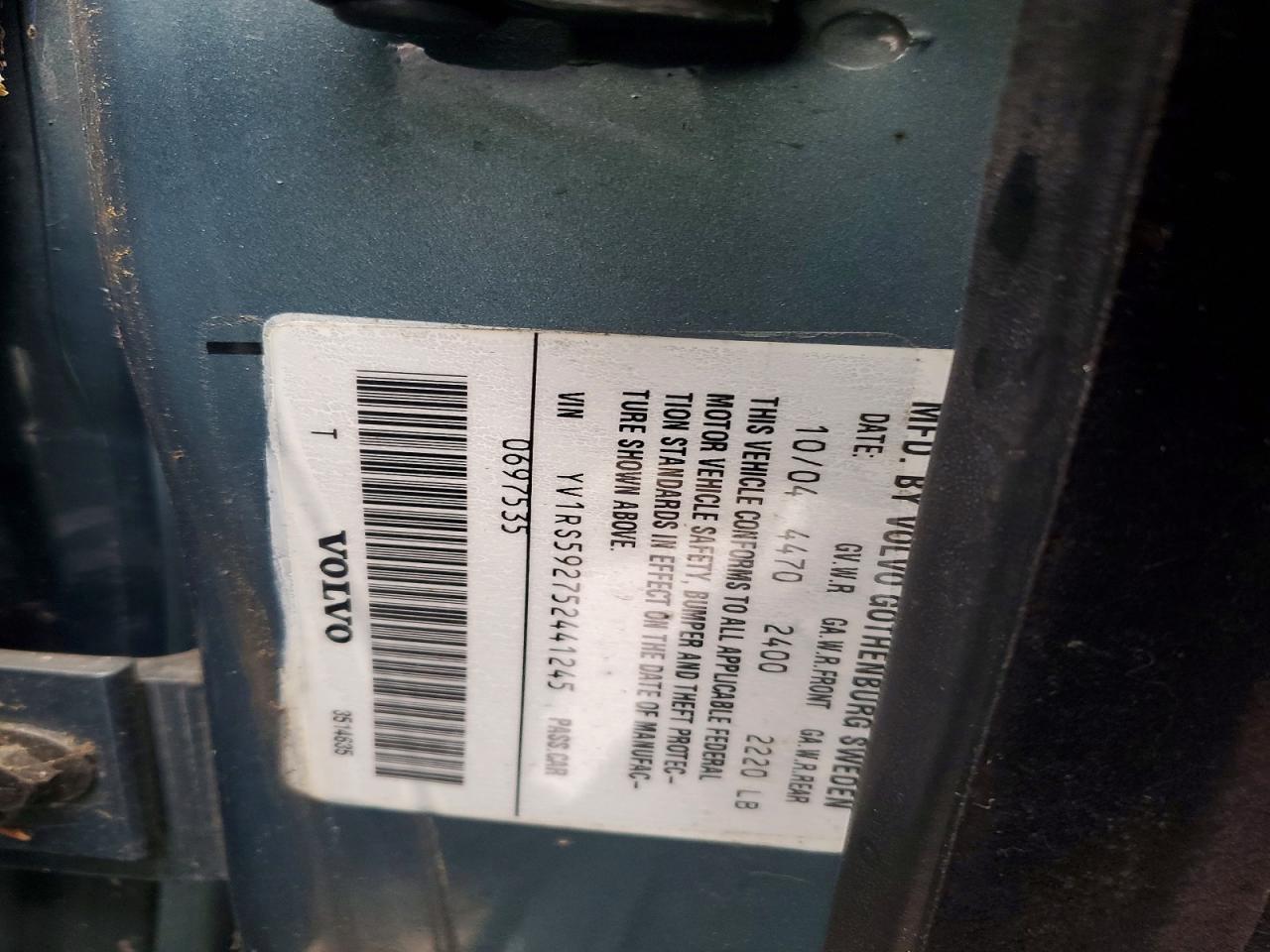 2005 Volvo S60 2.5t