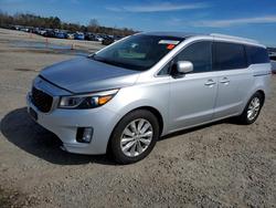 KIA salvage cars for sale: 2017 KIA Sedona ex