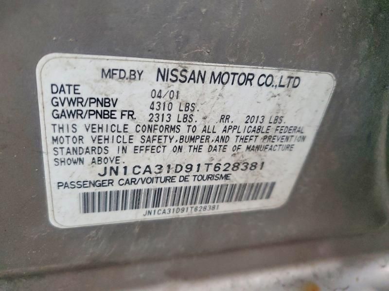 2001 Nissan Maxima gxe