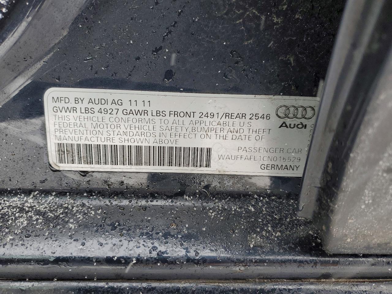 2012 Audi A4 Premium Plus
