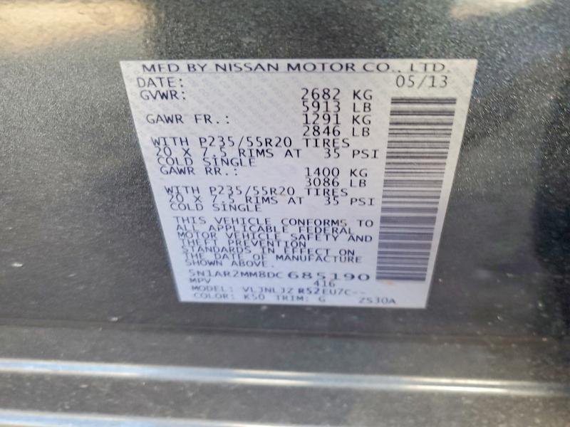 2013 Nissan 2013 Niss Pathfinder s