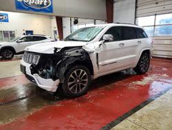Jeep salvage cars for sale: 2018 Jeep Grand Cherokee Overland