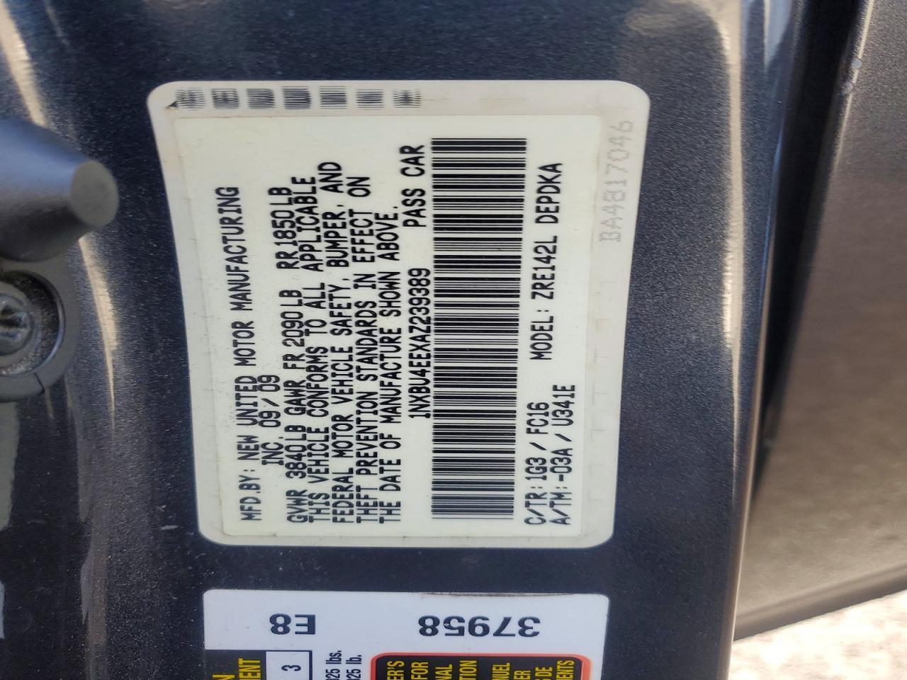2010 Toyota Corolla Base