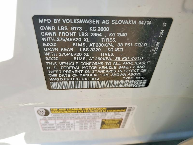 2014 Volkswagen Touareg V6