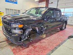Salvage trucks for sale at Angola, NY auction: 2019 Chevrolet Silverado K1500 Custom