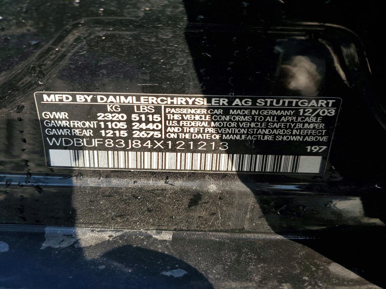 2004 Mercedes-Benz E 500 4matic