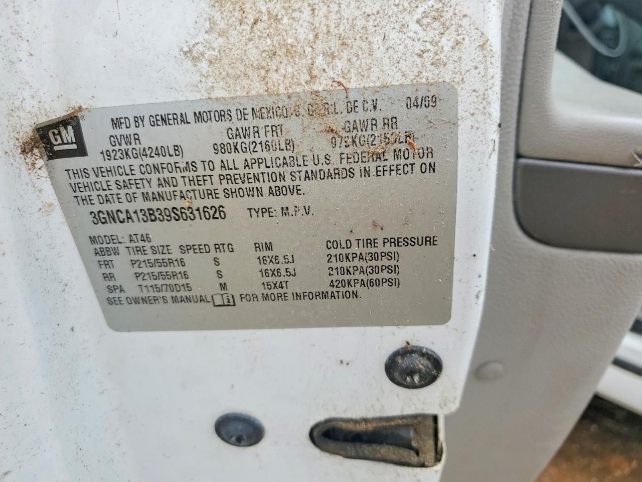 2009 Chevrolet Hhr ls