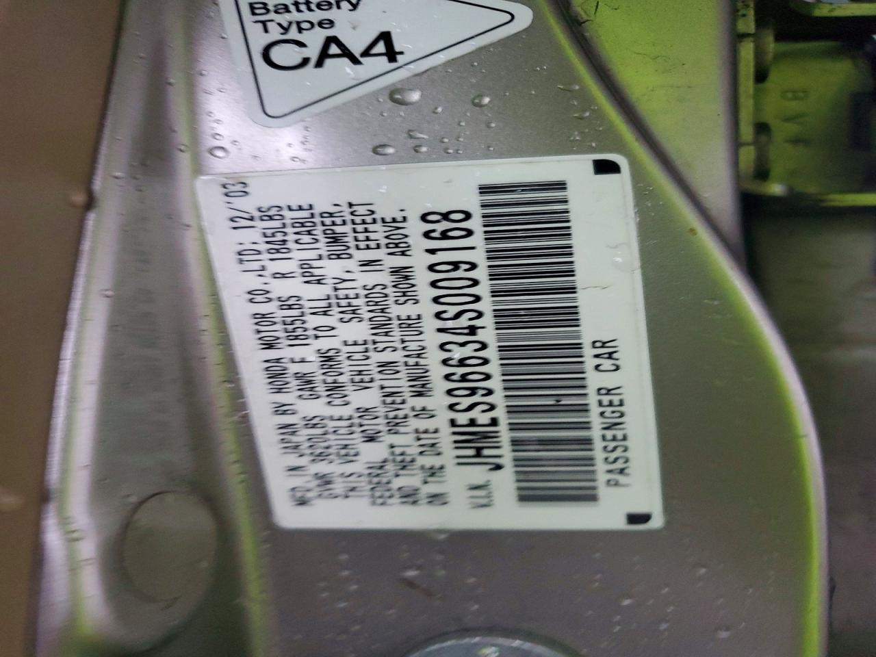2004 Honda Civic Hybrid